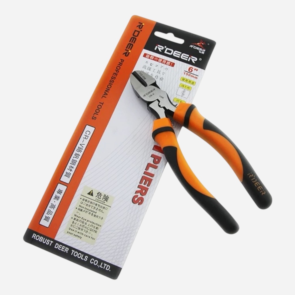 R'DEER Diagonal Cutting Plier 6”