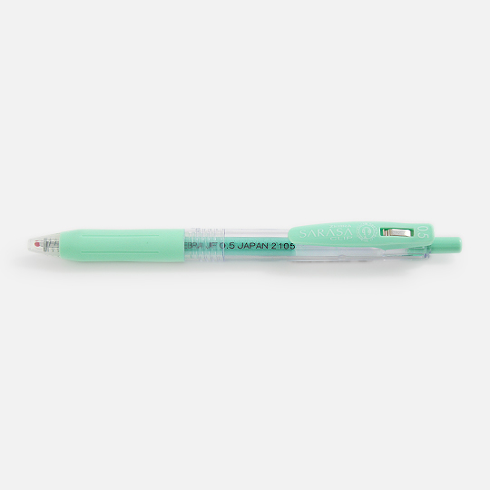ZEBRA Sarasa Clip Roller Pen 0.5mm Milk Green