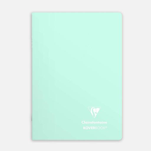 CLAIREFONTAINE Koverbook Blush Lined Notebook 90gsm A5 x 96 Pastel Mint