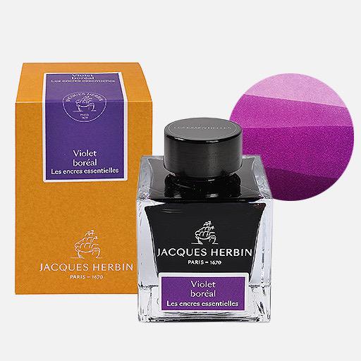 JACQUES HERBIN Fountain Pen Ink 50ml Violet Boreal