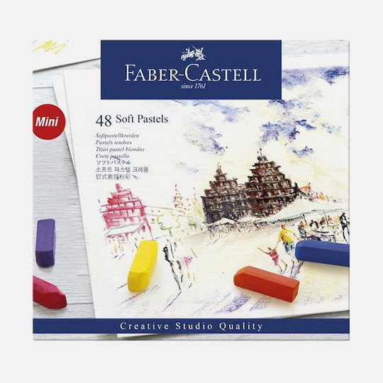 FABER-CASTELL Creative Studio Soft Pastel (Half Length) Set x 48