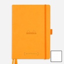RHODIA White Paper Hardcover Dot Goal Book 90gsm A5 x 120 Orange
