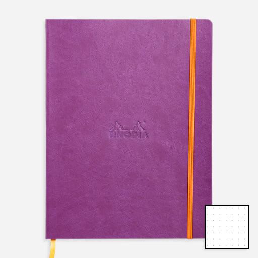 RHODIA Softcover Dot Notebook 90gsm B5 x 80 Purple