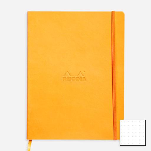 RHODIA Softcover Dot Notebook 90gsm B5 x 80 Orange