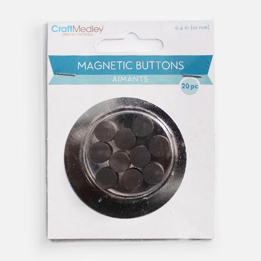 MULTICRAFT Craft Medley Magnetic Button 10mm x 20