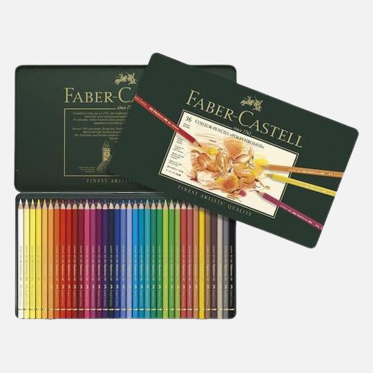 FABER-CASTELL Polychromos Color Pencil Set x 36