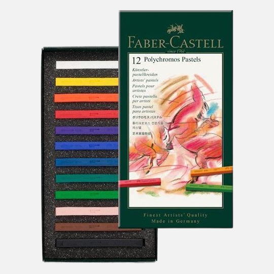 FABER-CASTELL Polychromos Pastel Set x 12