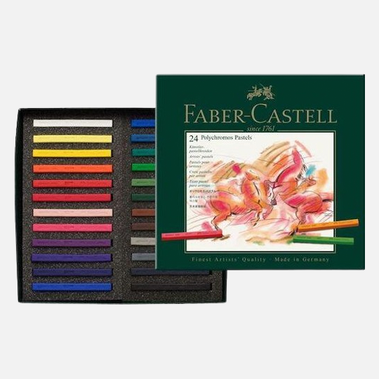 FABER-CASTELL Polychromos Pastel Set x 24