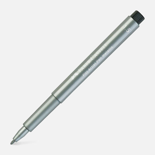 FABER-CASTELL Pitt Artist Pen 1.5mm Silver
