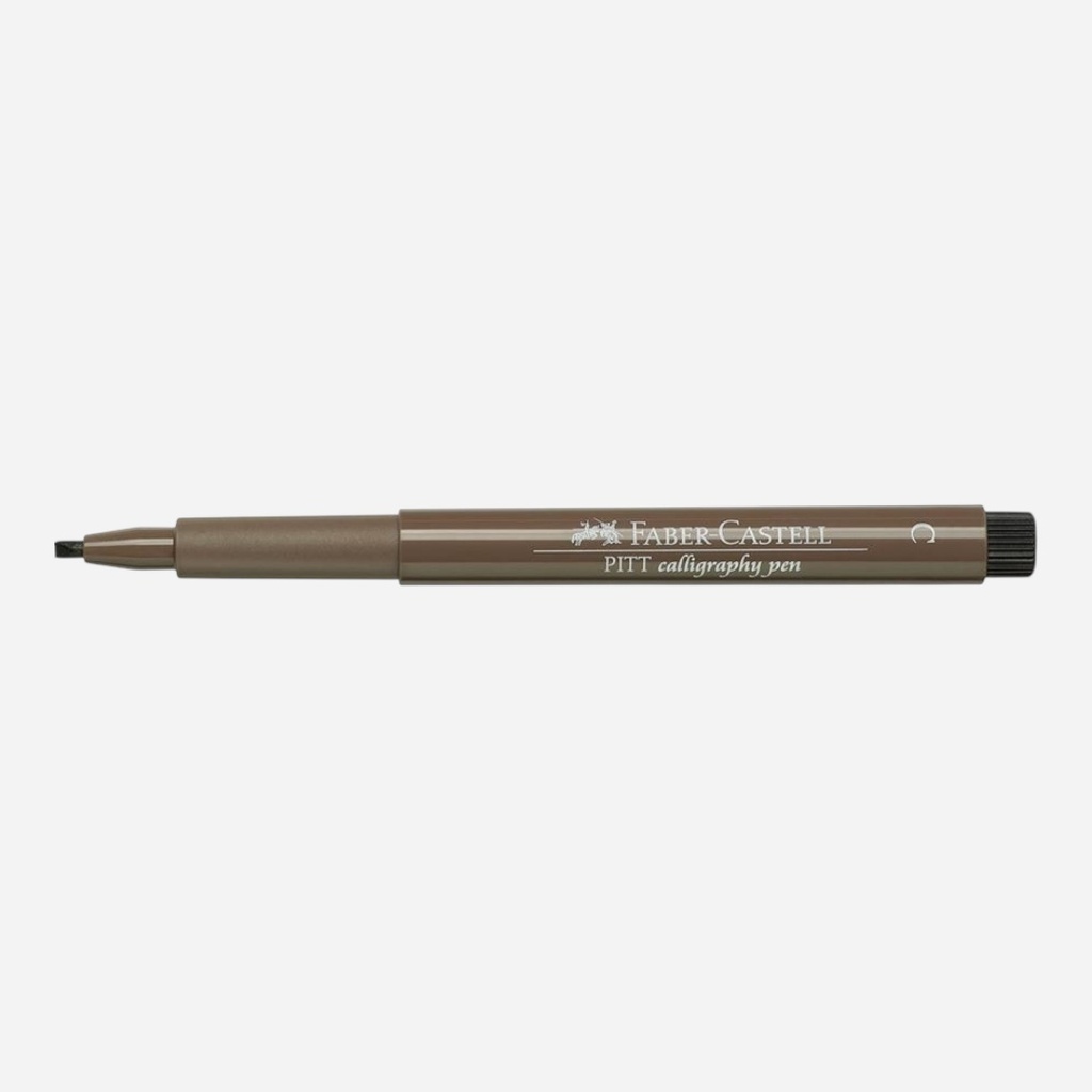 FABER-CASTELL Pitt Calligraphy Pen Walnut Brown