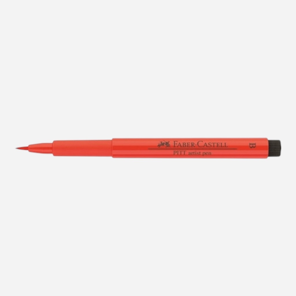 FABER-CASTELL Pitt Brush Pen Scarlet Red