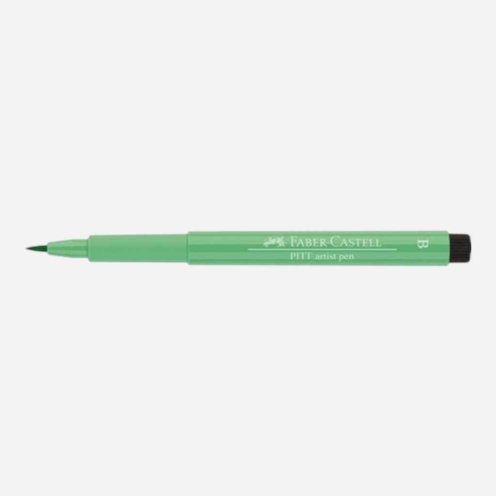 FABER-CASTELL Pitt Brush Pen Light Phthalo Green