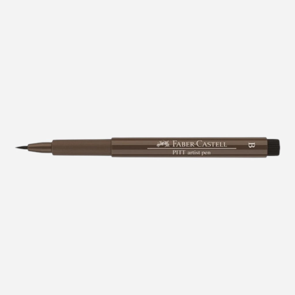 FABER-CASTELL Pitt Brush Pen Walnut Brown