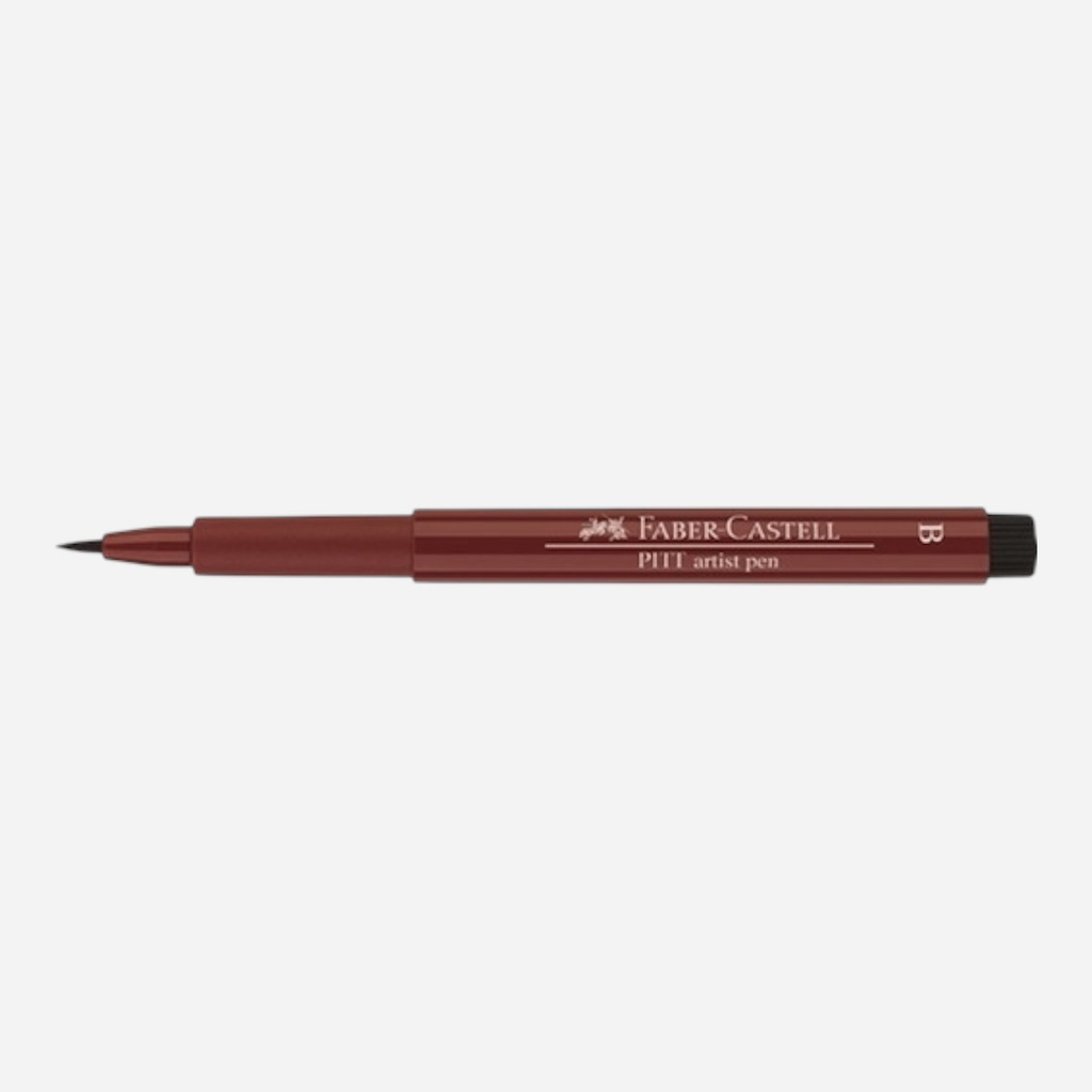 FABER-CASTELL Pitt Brush Pen Indian Red