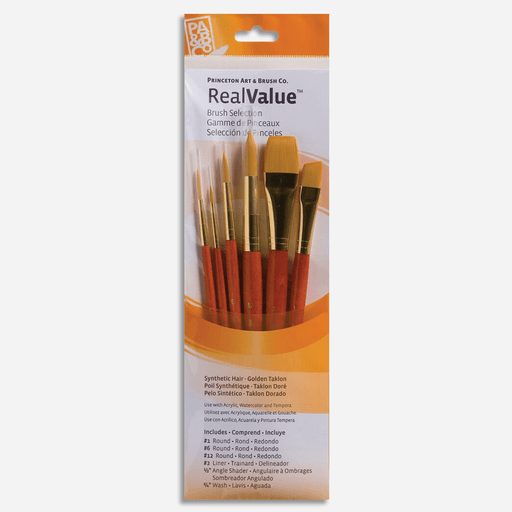 PRINCETON 9153 Real Value Brush Set x 6