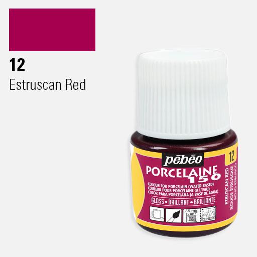 PEBEO Porcelaine Paint 45ml 12 Estruscan Red