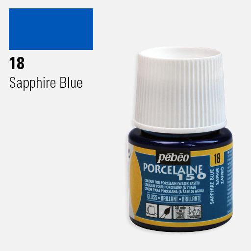 PEBEO Porcelaine Paint 45ml 18 Sapphire Blue