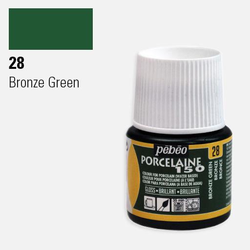 PEBEO Porcelaine Paint 45ml 28 Bronze Green