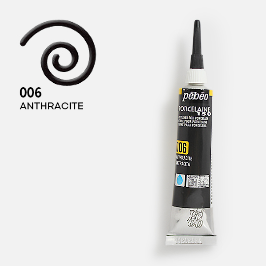 PEBEO Porcelaine Outliner 20ml Anthracite