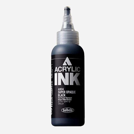 HOLBEIN Artist Acrylic Ink 100ml Super Opaque Black