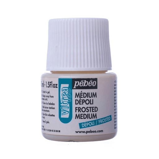PEBEO Vitrea 160 Water-Based Glass Paint Frosted Medium 45ml