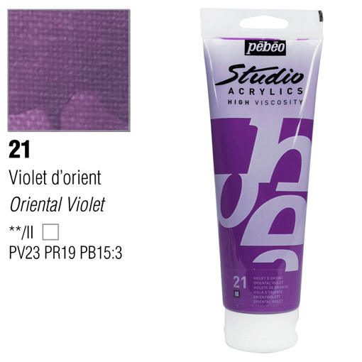 PEBEO Studio Acrylic 250ml 21 Oriental Violet