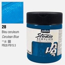 PEBEO Studio Acrylic Paint 500ml 28 Cerulean Blue