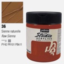 PEBEO Studio Acrylic Paint 500ml 36 Raw Sienna