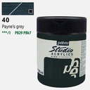 PEBEO Studio Acrylic Paint 500ml 40 Payne’s Grey