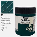 PEBEO Studio Acrylic Paint 500ml 42 Phthalocyanine Emerald