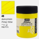 PEBEO Studio Acrylic Paint 500ml 48 Opaque Primary Yellow