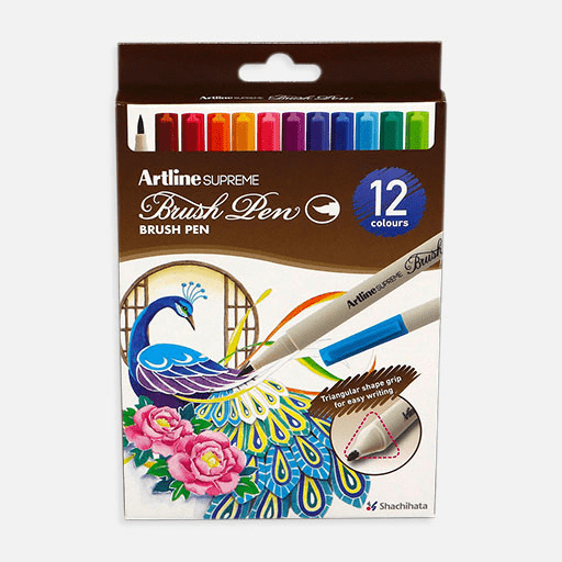 ARTLINE Supreme Brush Pen Set x 12