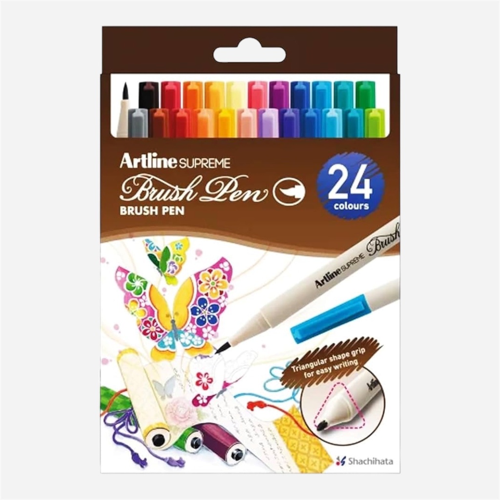 ARTLINE Supreme Brush Pen Set x 24