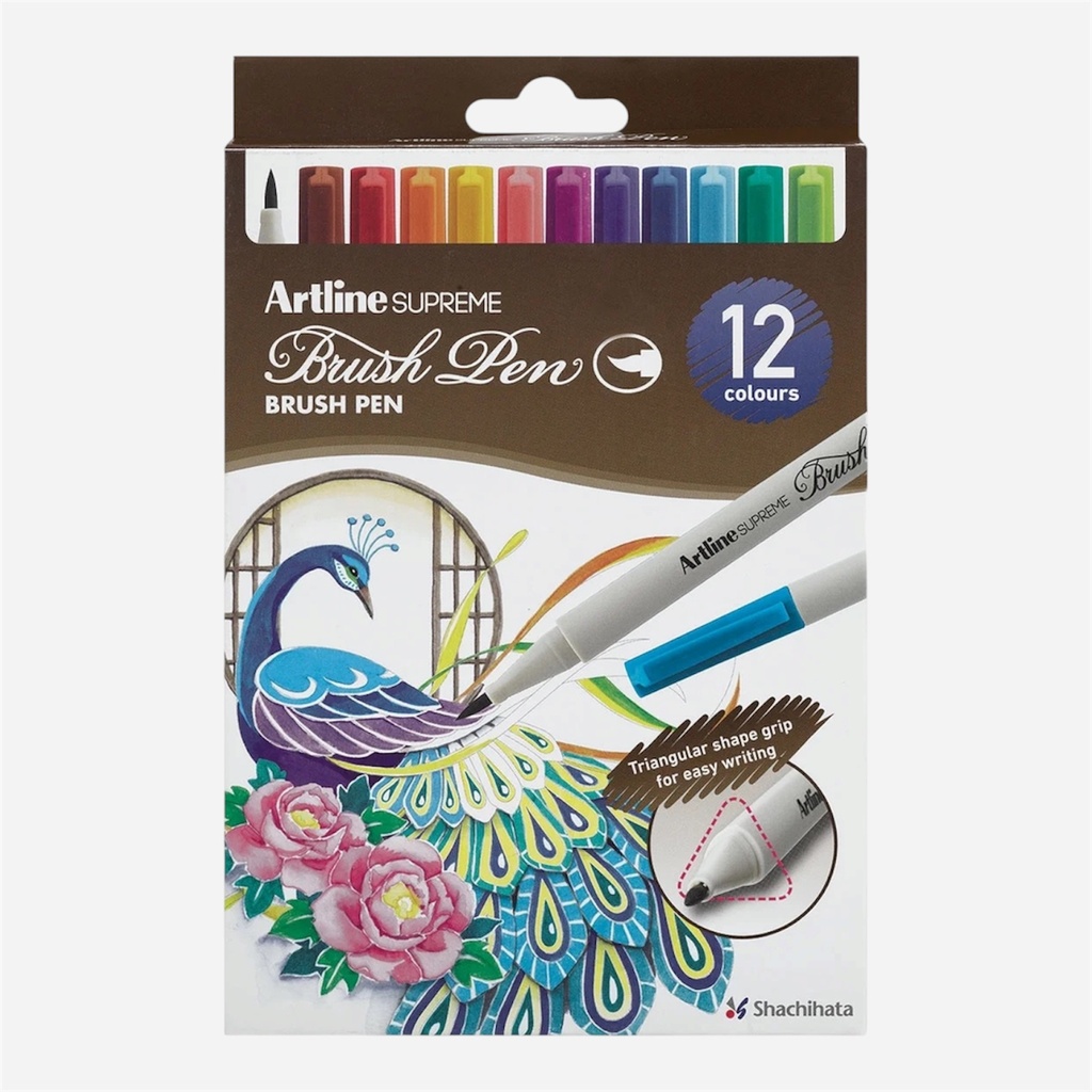 ARTLINE Supreme Brush Pen Case x 12