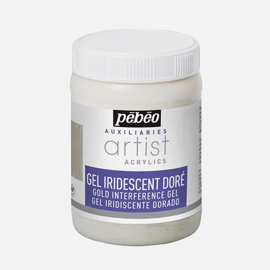 PEBEO Artist Acrylic Gold Interference Gel 250ml