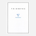 CLAIREFONTAINE Triomphe White Paper Notepad 90gsm Blank A4 x 50