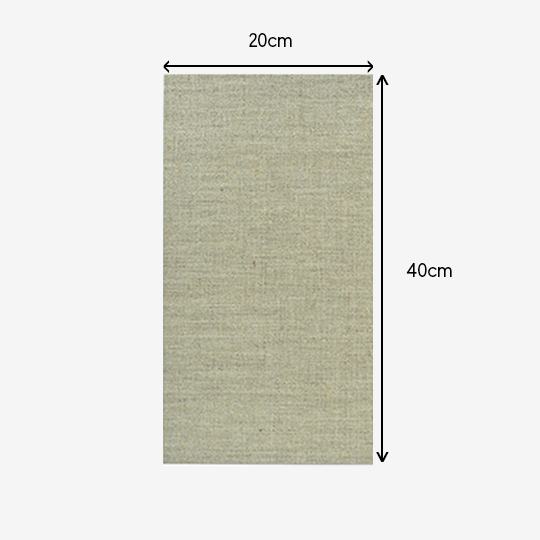 PEBEO 3D Raw Linen Canvas 330gsm 3cm x 20cm x 40cm