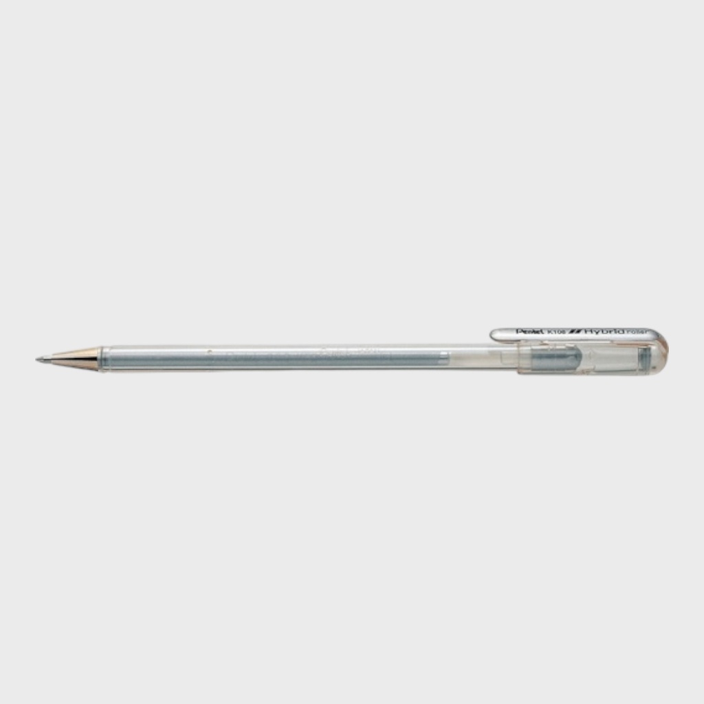 PENTEL Hybrid Roller Pen Silver