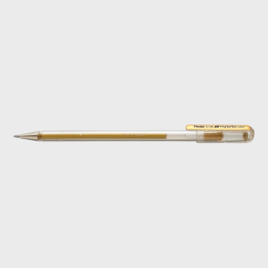 PENTEL Hybrid Roller Pen Gold