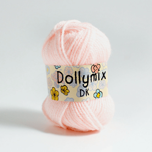 KING COLE Dolly Mix Acrylic Yarn 25g Peach