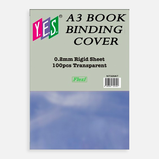 OVJ Y.E.S Clear Binding Cover 0.2mm A3 x 100