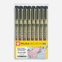 SAKURA Pigma Micron Pen 005 Set x 8