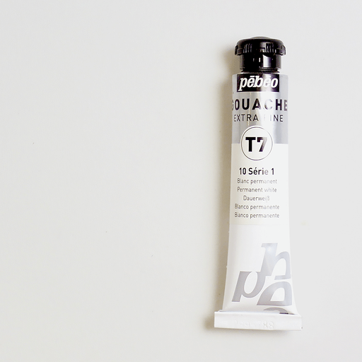 PEBEO T7 Extra Fine Gouache 20ml 10 Permanent White