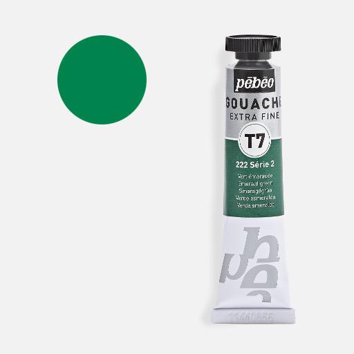 PEBEO T7 Extra Fine Gouache 20ml 222 Emerald Green