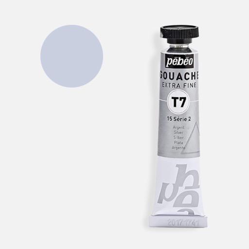 PEBEO T7 Extra Fine Gouache 20ml 15 Silver