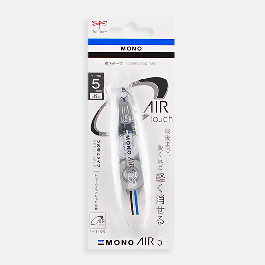 TOMBOW Mono Air 5 Correction Tape Pen Clear