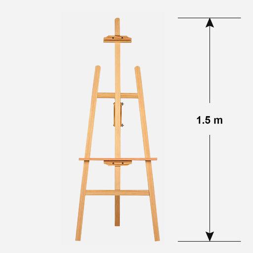 OVJ Pine H-Frame Studio Easel 1.5m (Installation Not Included)