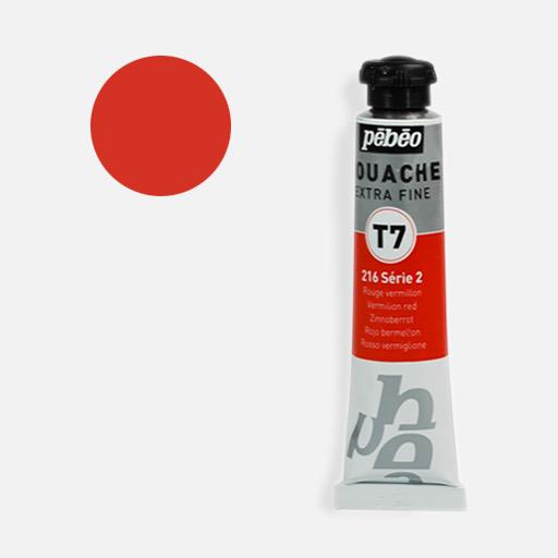 PEBEO T7 Extra Fine Gouache 20ml 216 Vermilion Red