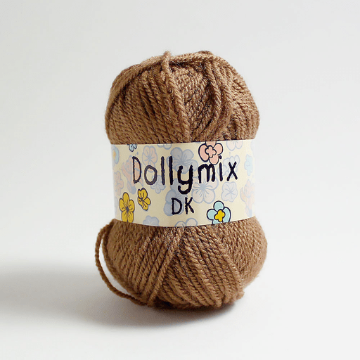 KING COLE Dolly Mix Acrylic Yarn 25g Taupe