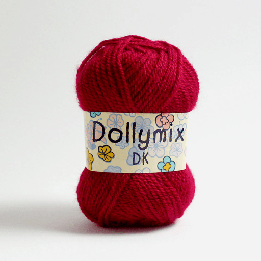 KING COLE Dolly Mix Acrylic Yarn 25g Wine